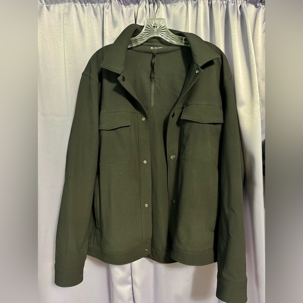 SOLD - Black Lululemon Twill Utility Jacket